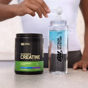 Micronised Creatine Powder, Optimum Nutrition, 360g | Creatina monohidrat micronizata Blue Raspberry