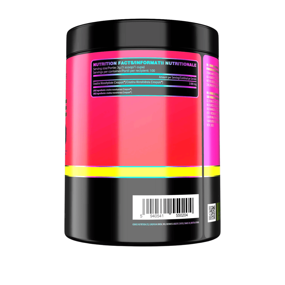 Creatine with Creapure, Genius Nutrition, 300g | Creatina Creapure