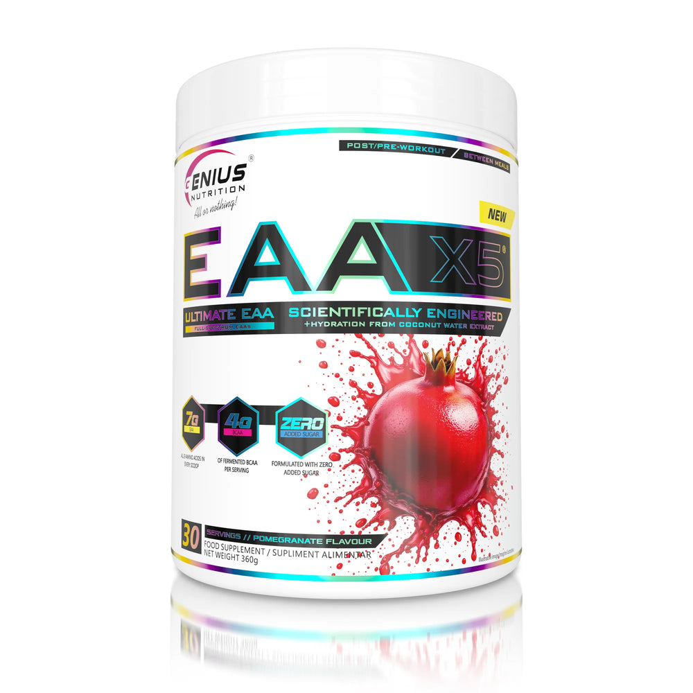 EAA-X5, Genius Nutrition, pudra, 360g/30 serviri, Aminoacizi esentiali