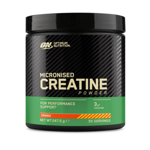Flavoured Micronised Creatine Powder, Optimum Nutrition, 247.5g | Creatina monohidrat micronizata cu aroma
