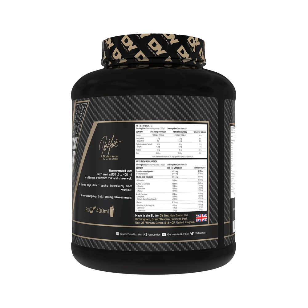 Game Changer Mass, DY Nutrition, 3 kg | Gainer pentru crestere masa musculara