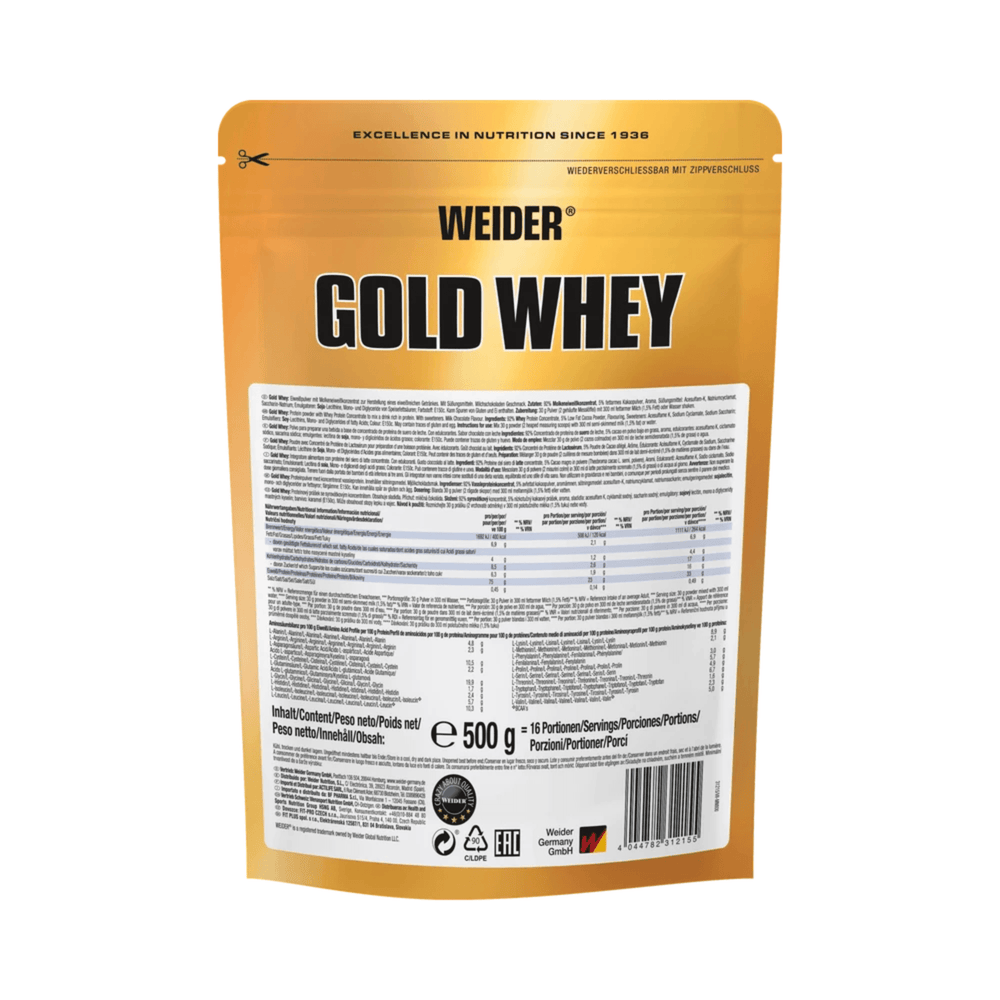 Gold Whey, Weider, 500g | Proteina din zer