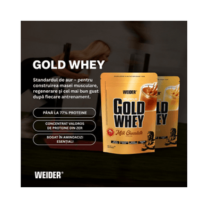 Gold Whey, Weider, 500g | Proteina din zer