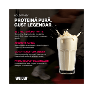 Gold Whey, Weider, 500g | Proteina din zer