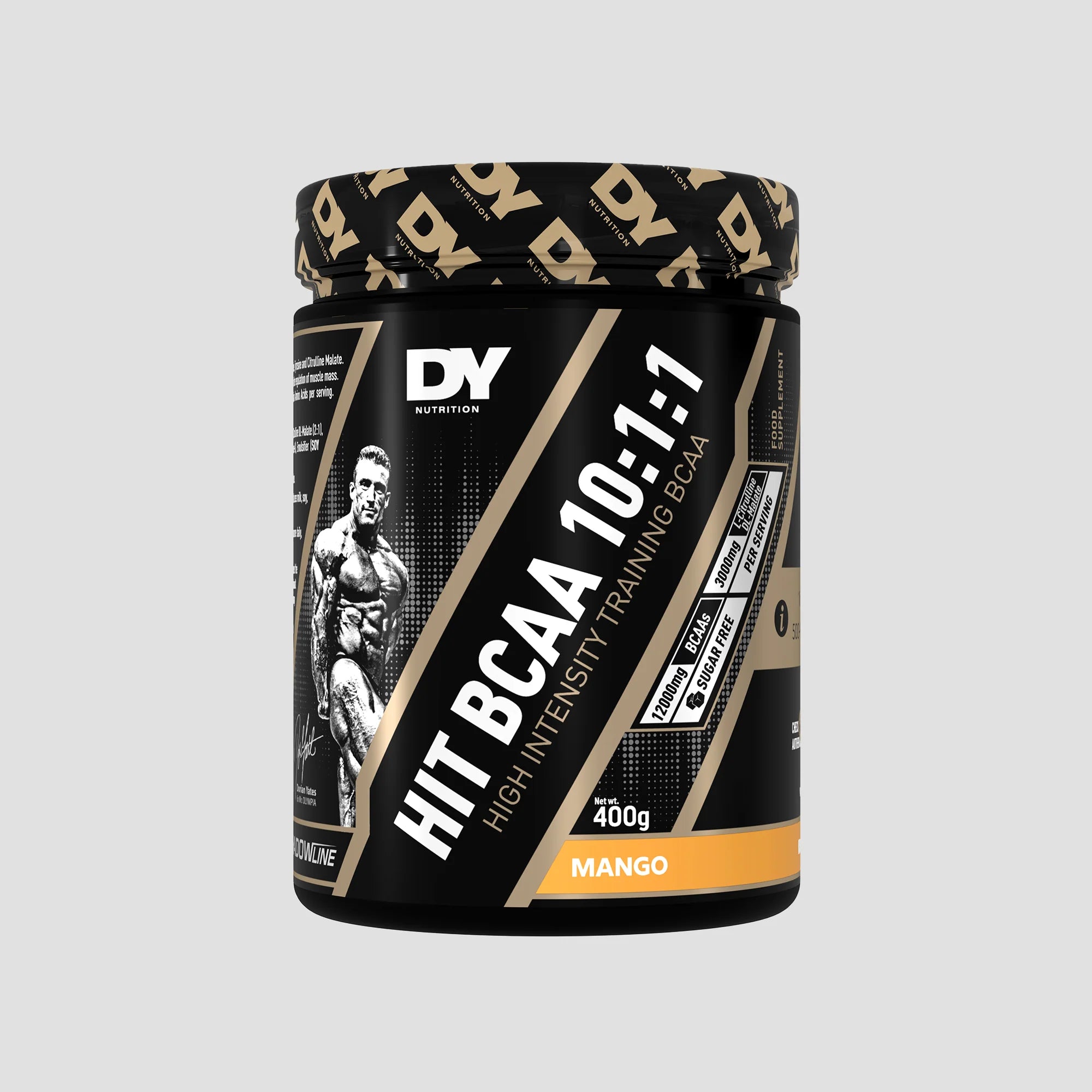 HIT BCAA 10:1:1, DY Nutrition, 400g/ 20 de serviri, Aminoacizi cu catena ramificata