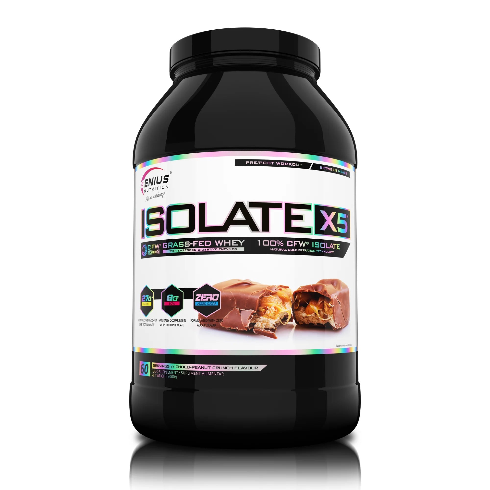 ISOLATE-X5, Genius Nutrition, 2 kg | Proteina izolata din zer