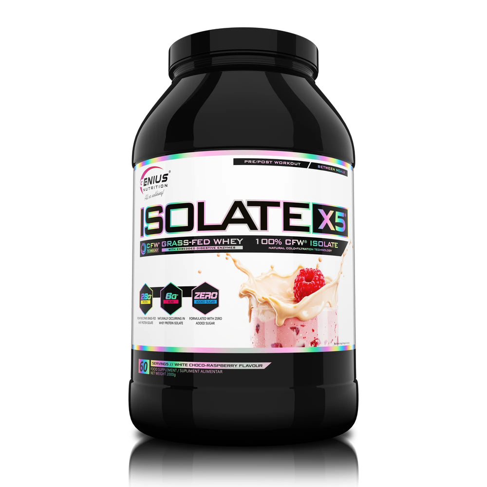 ISOLATE-X5®, Genius Nutrition, pudra, 2000g/60 serviri, Proteina izolata din zer