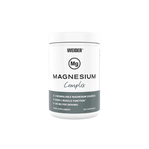 Magnesium Complex, Weider, 120 capsule | Complex cu 3 surse de magneziu