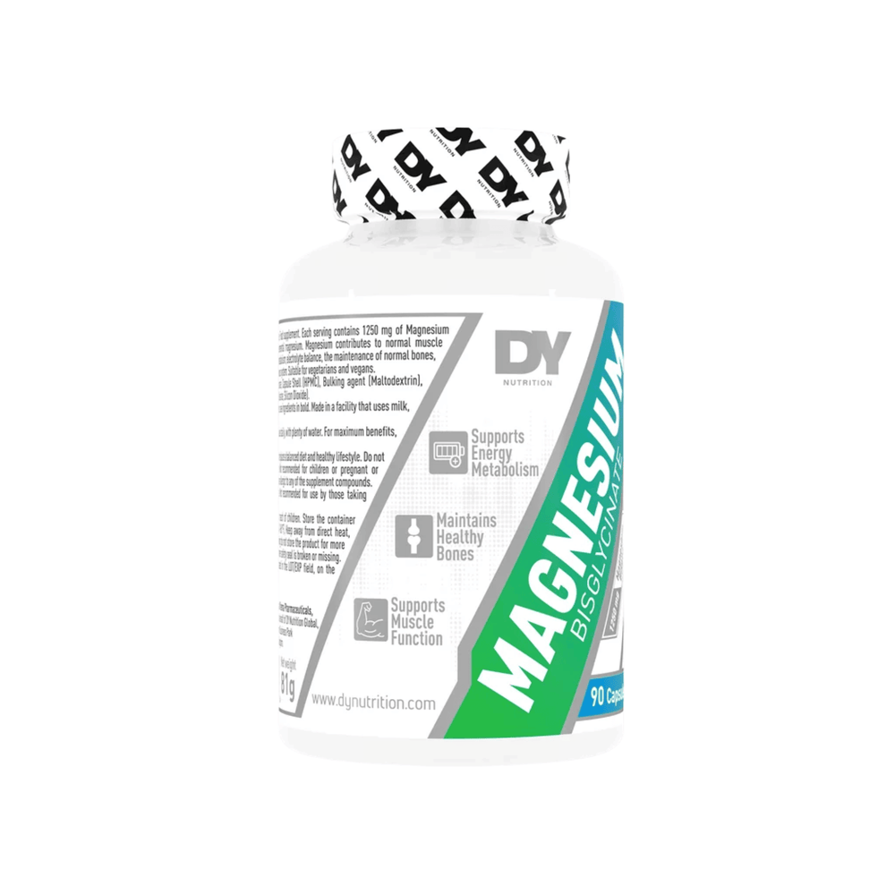 Magneziu Bisglicinat, DY Nutrition, 90 de capsule | Supliment alimentar