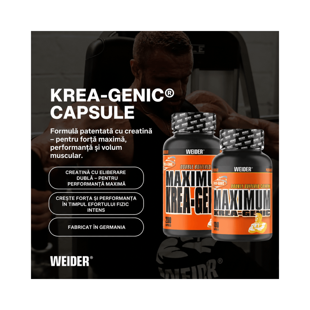 Maximum Krea-Genic, Weider, capsule | Creatina