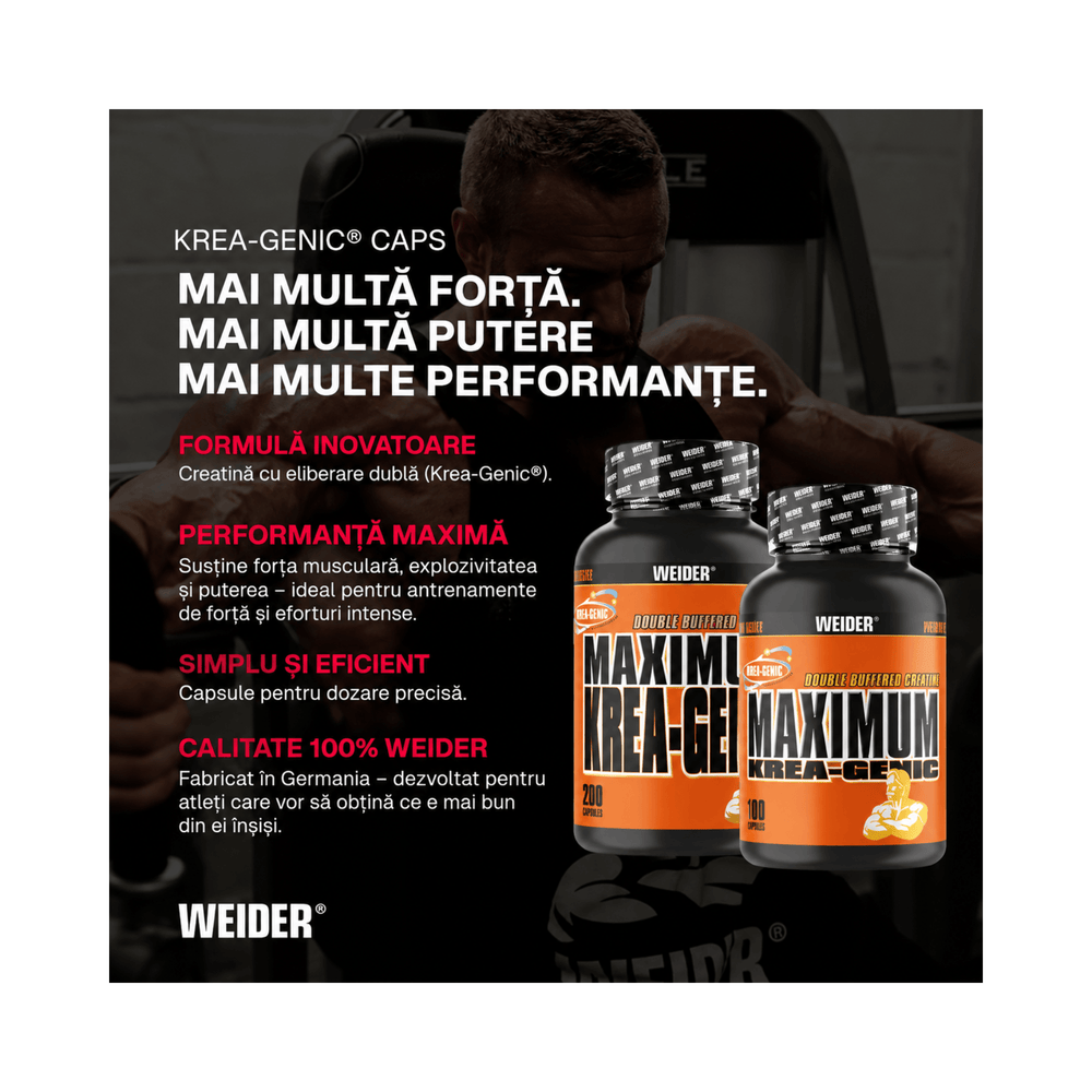 Maximum Krea-Genic, Weider, capsule | Creatina