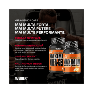 Maximum Krea-Genic, Weider, capsule | Creatina