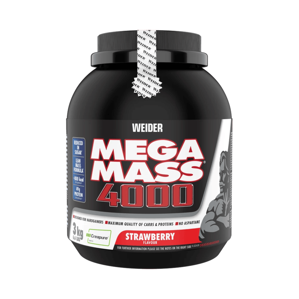 Mega Mass 4000, Weider, 3kg | Gainer pentru crestere masa musculara