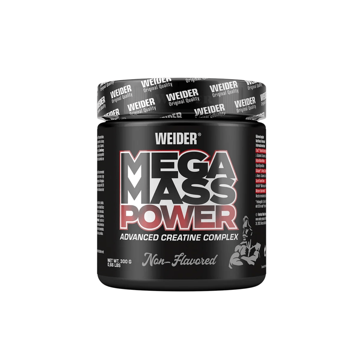 Mega Mass POWER, Weider, 300g | Complex creatina anhidra
