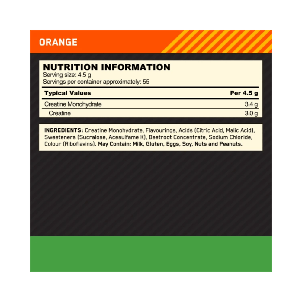 Micronised Creatine Powder, Optimum Nutrition, 247,5g | Creatina Monohidrat Micronizata cu Aroma