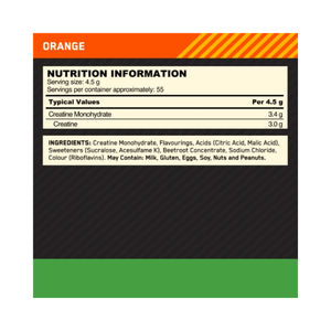 Micronised Creatine Powder, Optimum Nutrition, 247,5g | Creatina Monohidrat Micronizata cu Aroma