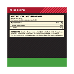 Micronised Creatine Powder, Optimum Nutrition, 247,5g | Creatina Monohidrat Micronizata cu Aroma
