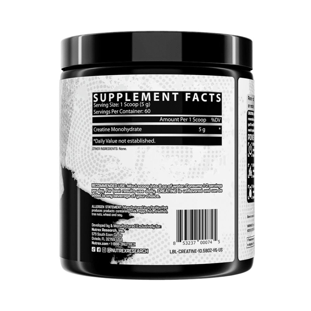 Creatine Monohydrate, Nutrex, 300g | Creatina monohidrata