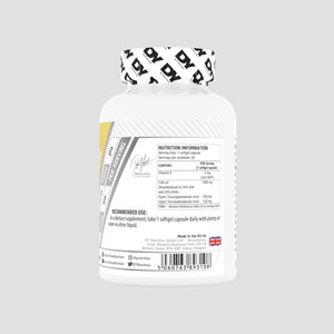 Omega-3 ulei de pește, DY Nutrition - 60 de capsule moi