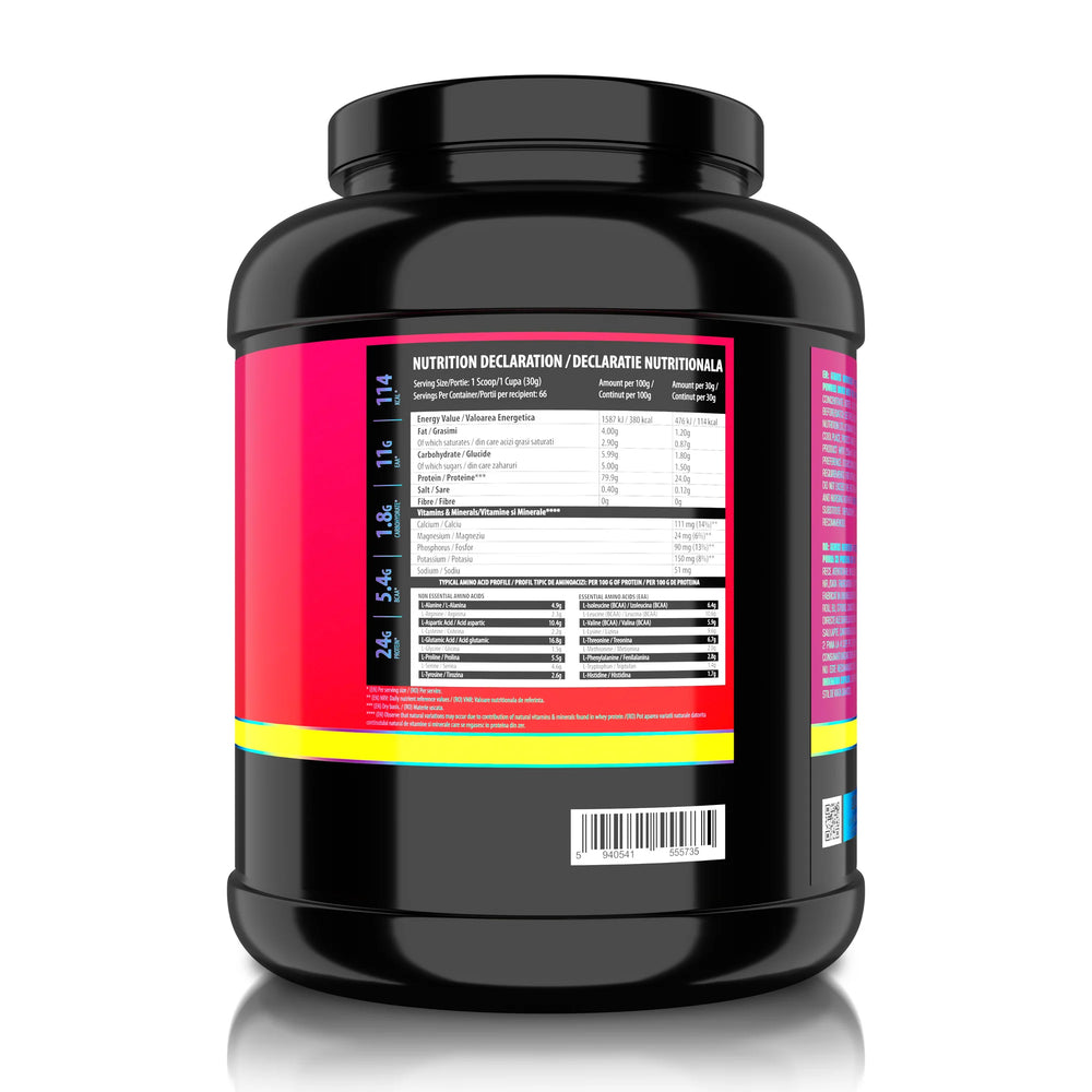 PRECISE WHEY 2000g/66 serviri, Genius Nutrition, pudra, Concentrat proteic din zer