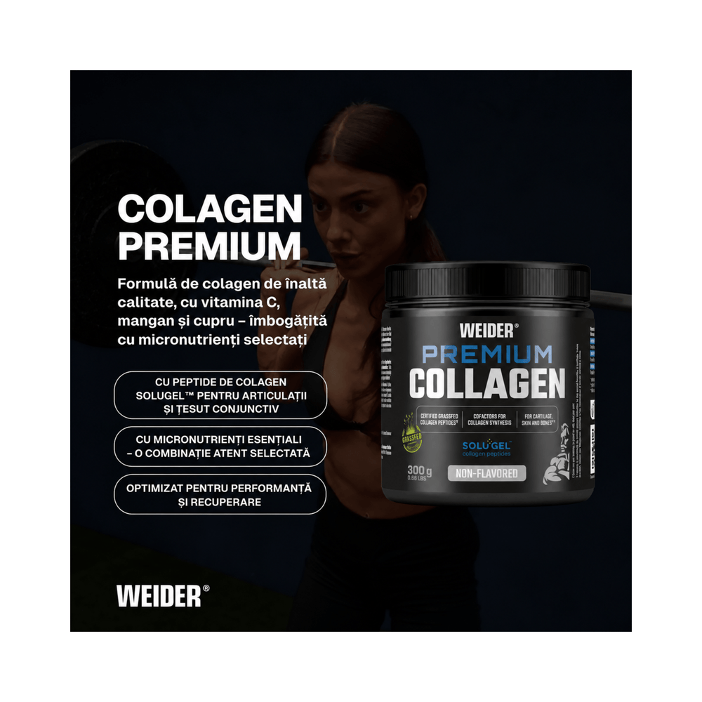 Premium Collagen, Weider, 300g | Complex colagen bovin pudra