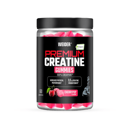 Premium Pure Creatine Gummies, Weider, 60 jeleuri | Creatina monohidrata