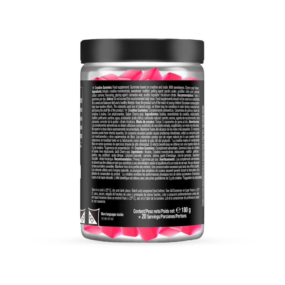Premium Pure Creatine Gummies, Weider, 60 jeleuri | Creatina monohidrata