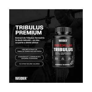 Premium Tribulus, Weider, 90 capsule | Supliment pentru performanta sportiva