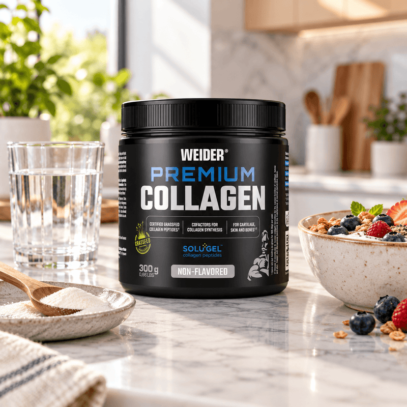 Premium Collagen Non Flavored, Weider, 300g | Complex colagen bovin pudra