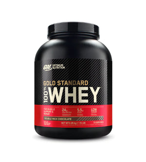 Gold Standard 100% Whey Protein, Optimum Nutrition, pudra, 2.27kg, concentrat proteic din zer
