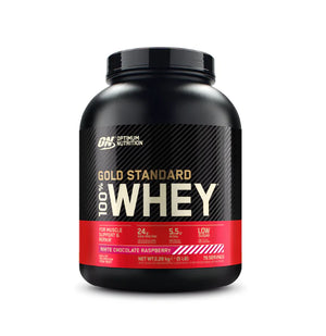Gold Standard 100% Whey Protein, Optimum Nutrition, pudra, 2.27kg, concentrat proteic din zer