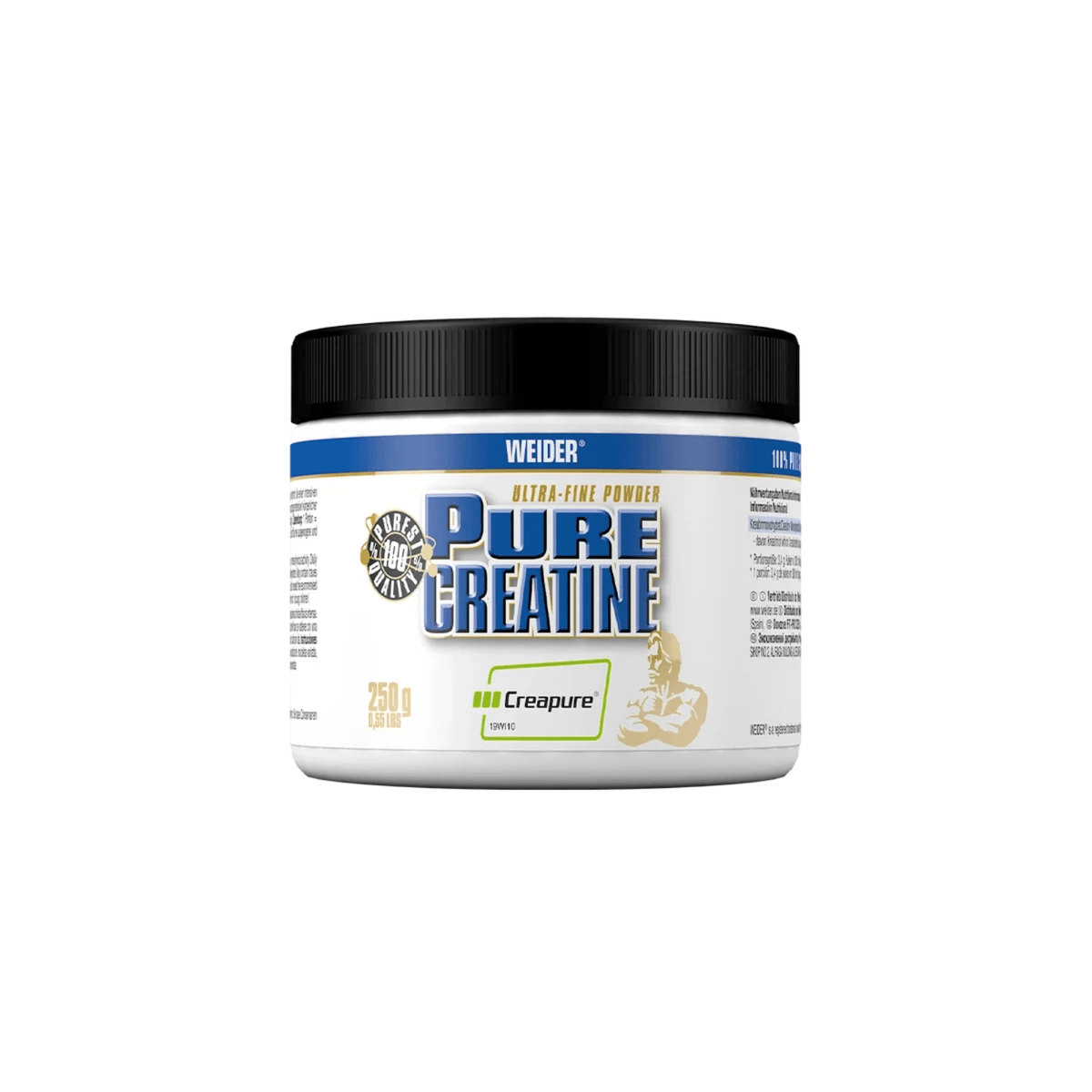 Pure Creatine Powder, Weider | Creatina monohidrata Creapure