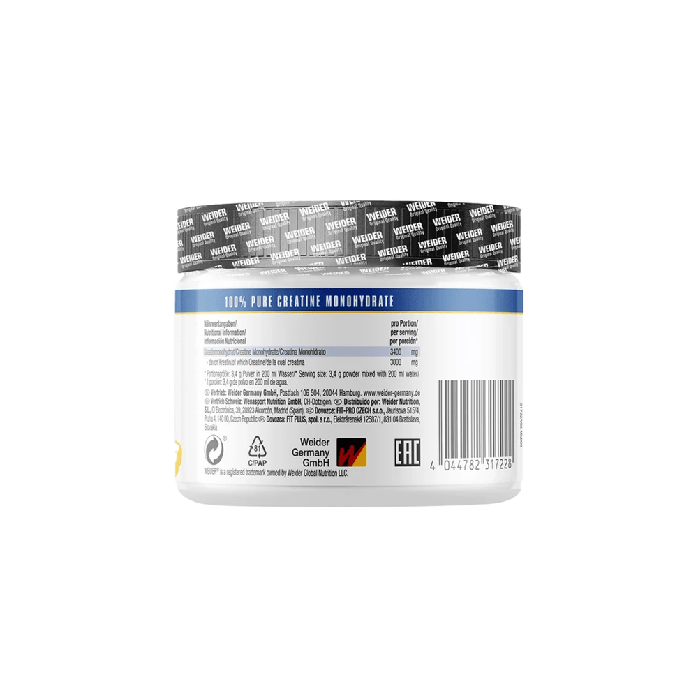 Pure Creatine Powder, Weider | Creatina monohidrata Creapure