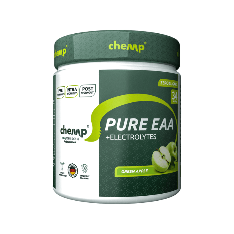 Pure EAA+ Electrolytes, Chemp®, 306g | Aminoacizi EAA și Electroliți
