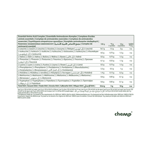 Pure EAA+ Electrolytes, Chemp®, 306g | Aminoacizi EAA și Electroliți