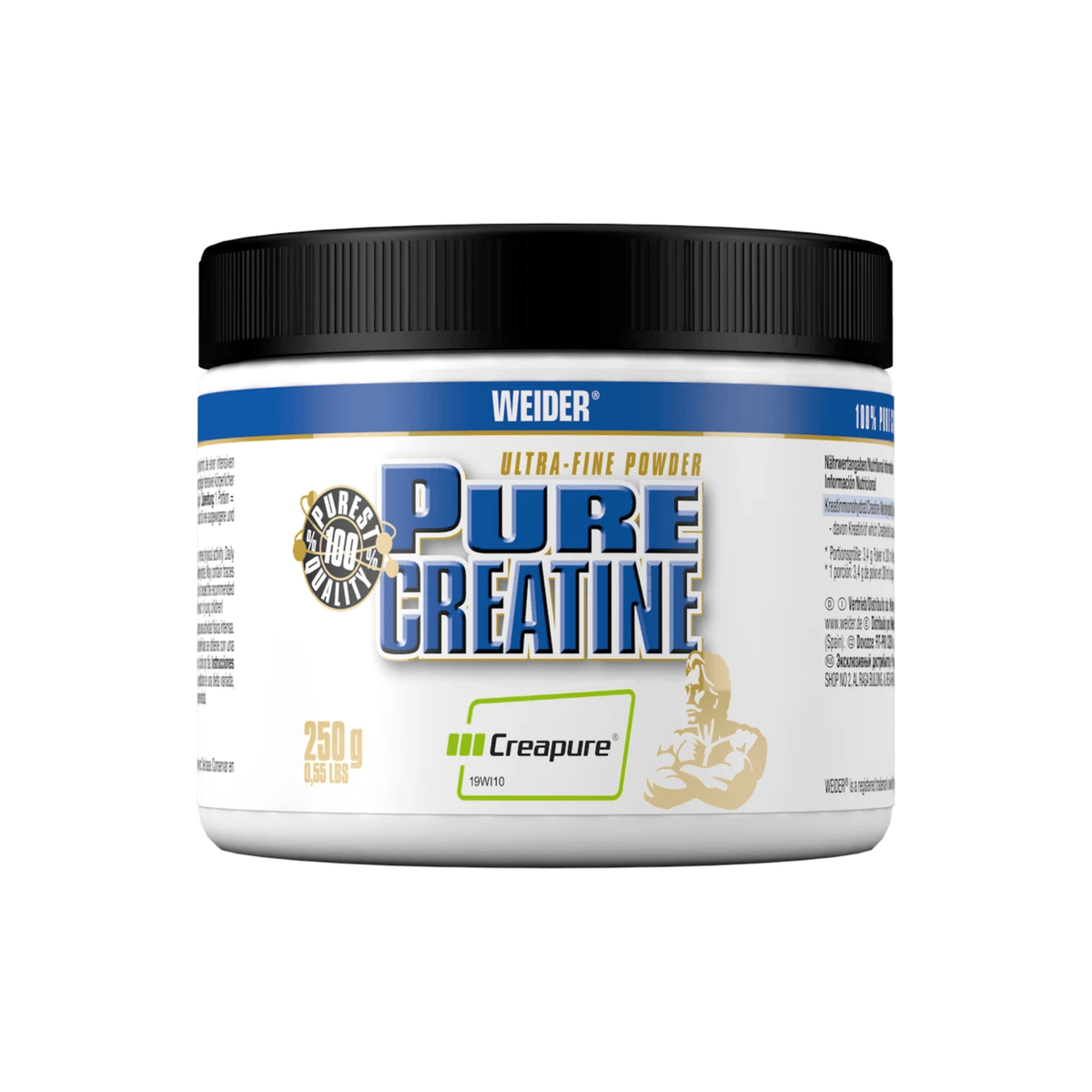 Pure Creatine Creapure, Weider | Creatina monohidrata pudra