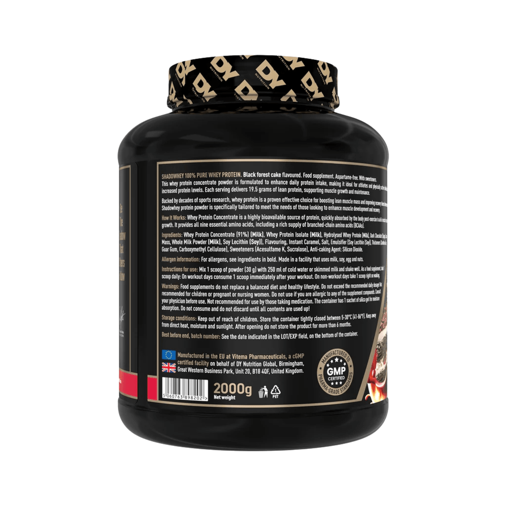 Shadowhey 100% Pure Whey Protein, DY Nutrition, 2 kg | Complex proteic din zer