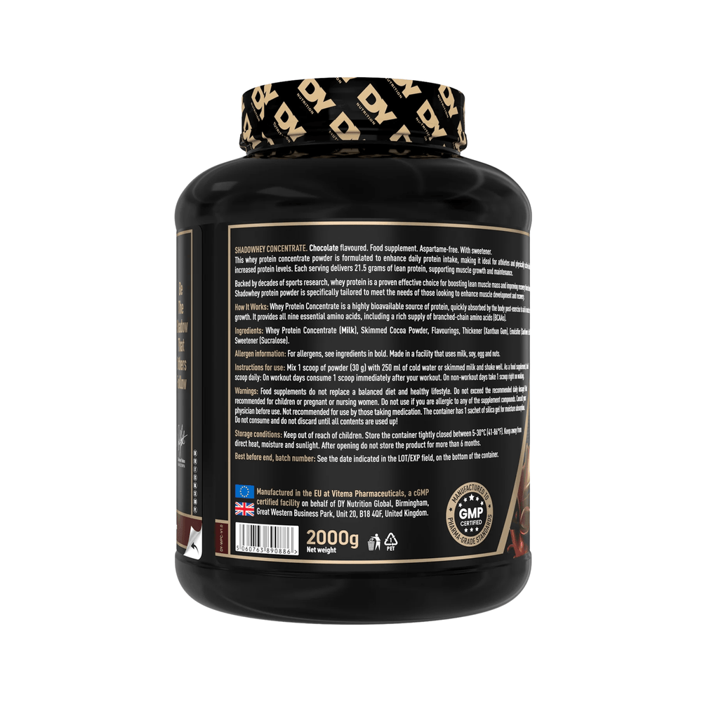 Shadowhey Concentrate, DY Nutrition, 2 kg | Proteina concentrata din zer