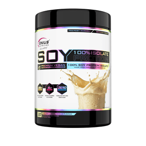 Soy Protein Isolate, Genius Nutrition, 900g | Izolat proteic din soia