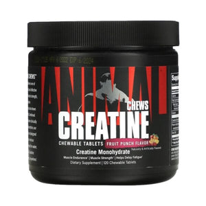 Animal Creatine Chews, Universal Nutrition, 120 tablete masticabile | Creatina