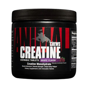 Animal Creatine Chews, Universal Nutrition, 120 tablete masticabile | Creatina