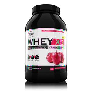 WHEY-X5®, Genius Nutrition, pudra, 2000g/60 serviri, Blend proteic din zer concentrat si izolat