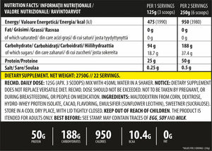 iGAIN 2750g/22 serviri, Genius Nutrition, Pudra | Mix pentru crestere musculara