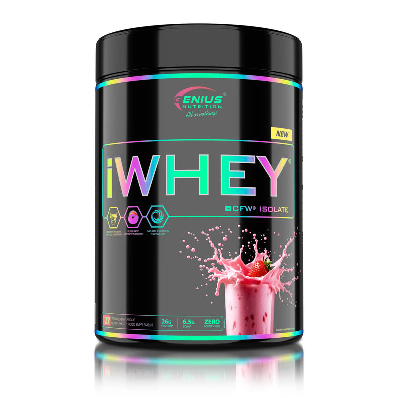 iWHEY ISOLATE, Genius Nutrition, 900g | Proteina izolata din zer