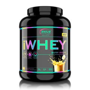 iWHEY® ISOLATE, Genius Nutrition, pudra, 2000g/60 serviri, Proteina izolata din zer