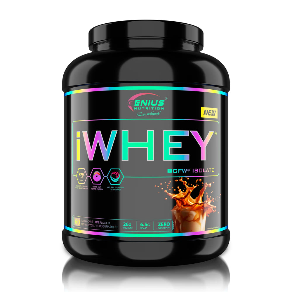 iWHEY® ISOLATE, Genius Nutrition, pudra, 2000g/60 serviri, Proteina izolata din zer
