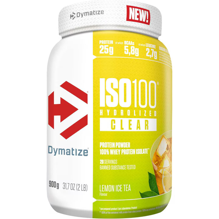ISO 100 Hydrolyzed Clear, Dymatize | Izolat proteic din zer hidrolizat